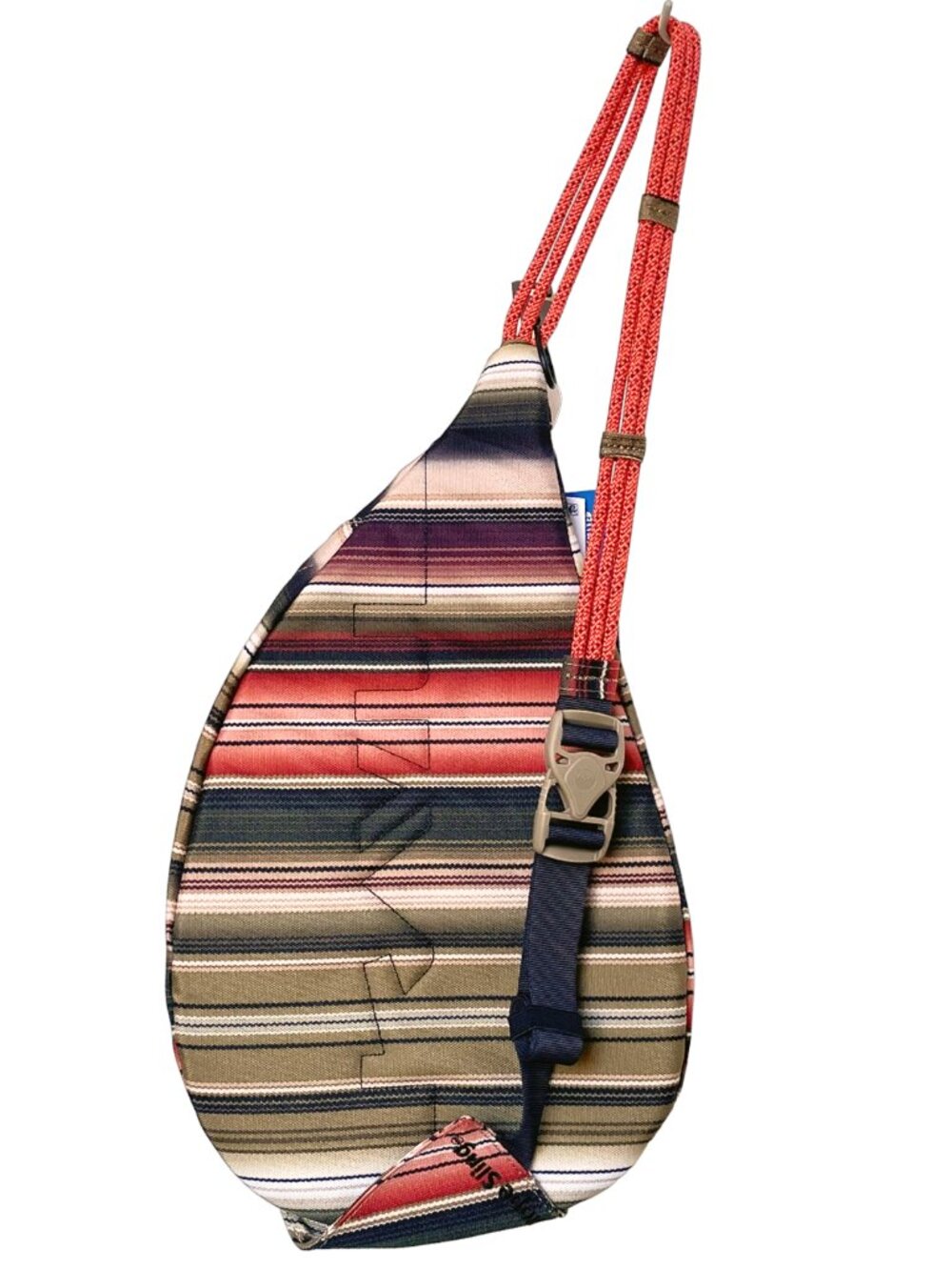 KAVU Mini Rope Sling Bag Horizon Run Striped Crossbody Backpack NWT - Picture 4 of 8
